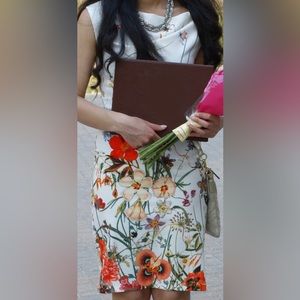 Zara Floral Midi dress. US S. Worn once, like new.